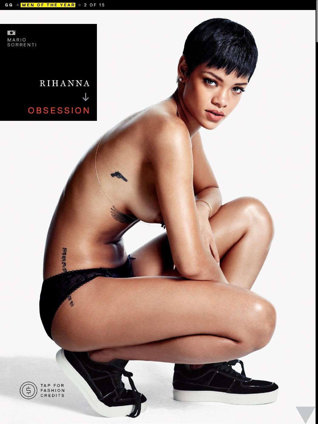 Rihanna Nude Topless Photoshoot Photos Leaked 6